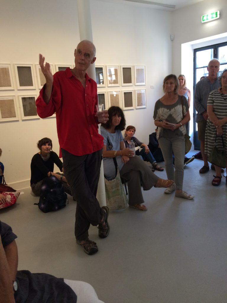 About GroundWork Gallery: Richard Long talking to artists