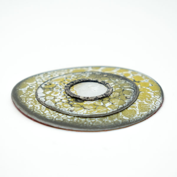 Amanda Denison Green Slices Brooch