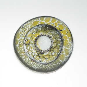 Amanda Denison Green Slices Brooch