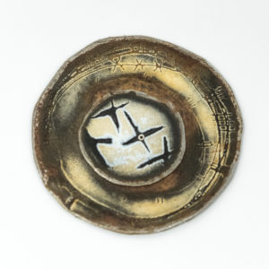 Amanda Denison Cross and Shadow Brooch