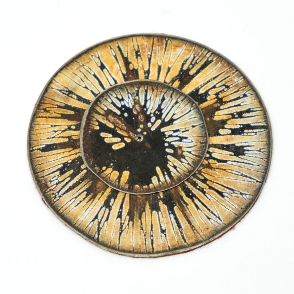 Amanda Denison radiating pattern brooch