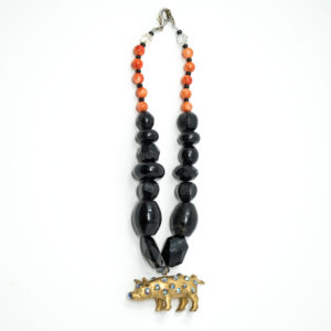 Kirsten Sonne: Golden Pig Necklace