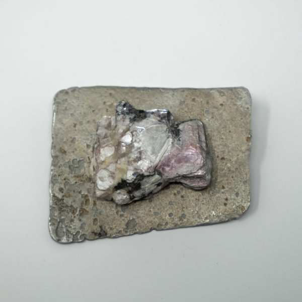 Linda McFarlane: Mica and Bench Metal Brooch