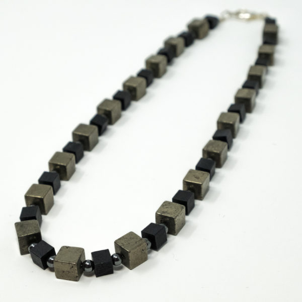 Linda McFarlane: Hematite and Pyrite Necklace