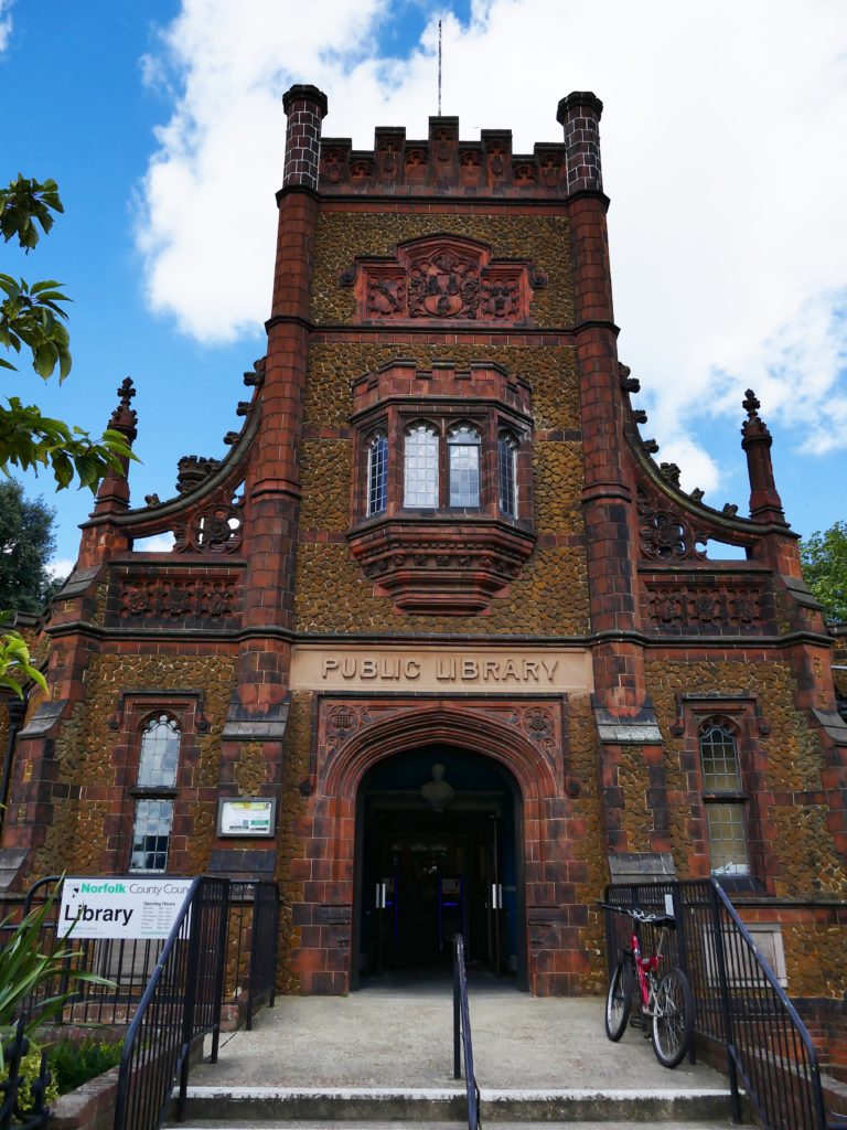 Kings Lynn Public library faced in Carr stone