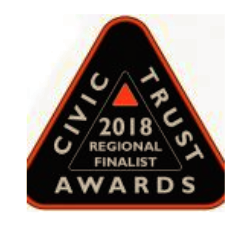 Award-winning gallery: Civic Trust Regional finalist badge