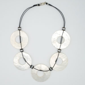 Linda McFarlane: Mother of Pearl Circular Necklace