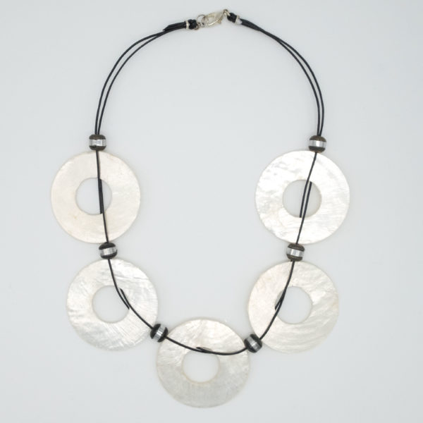 Linda McFarlane: Mother of Pearl Circular Necklace