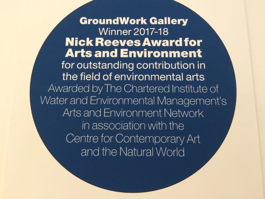 Award-winning gallery: Nick Reeves Award commemorative plaque designed by Pearce Marchbank