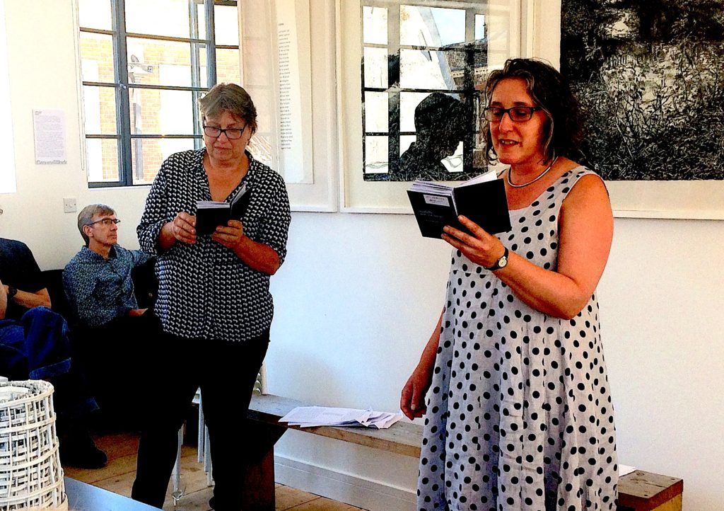 Judy and Harriet reading