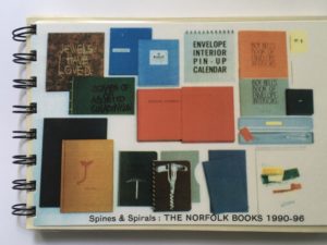 Coracle Press the Norfolk books, Spine an Spirals