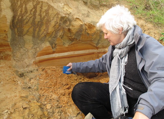 Jayne Ivimey at Happisburgh