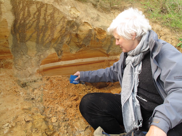 Jayne Ivimey at Happisburgh