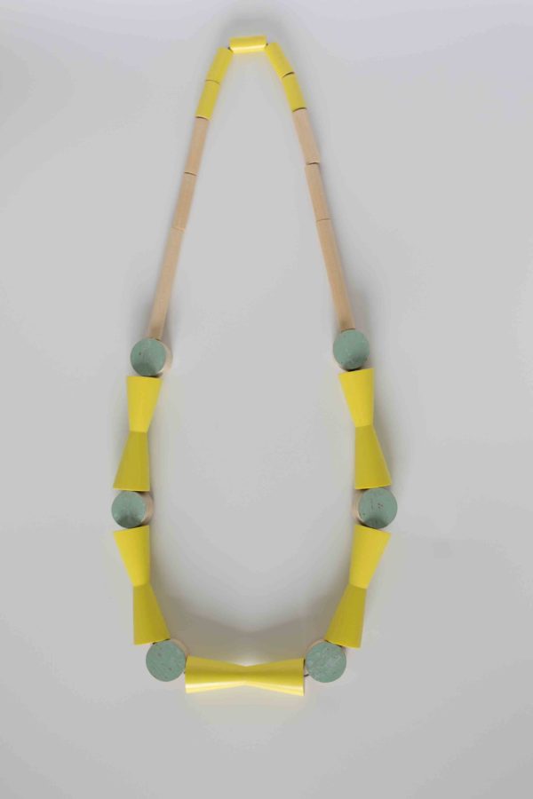 Yellow and Mint Necklace