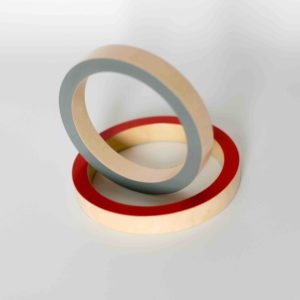 Red and Grey Sycamore Bangle