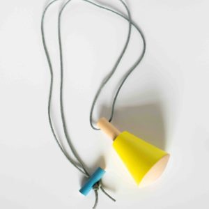 Jane Sedgwick Yellow Buoy pendant