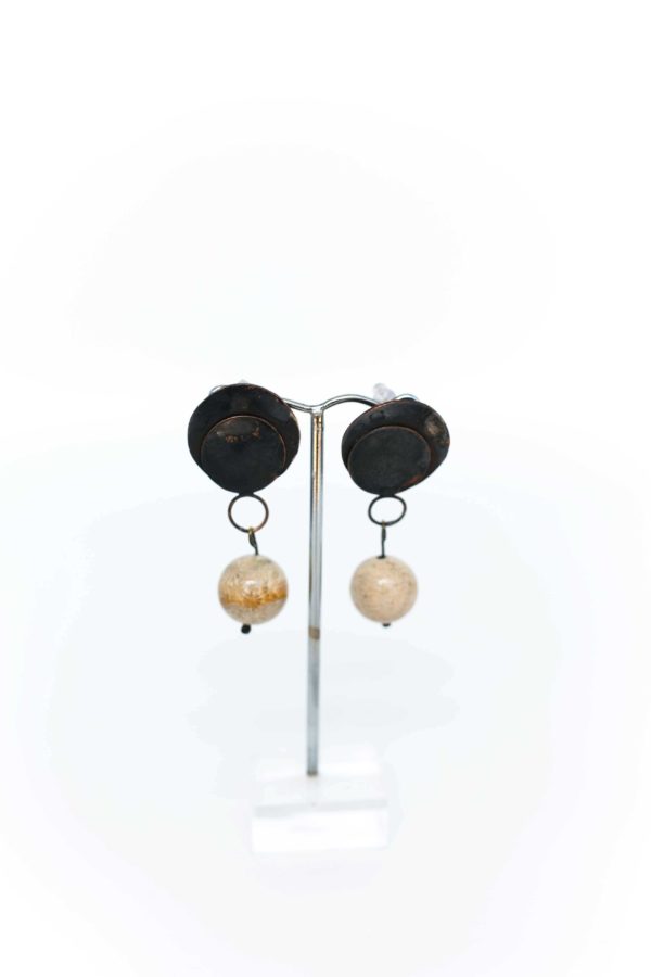 Fossil Coral Earrings