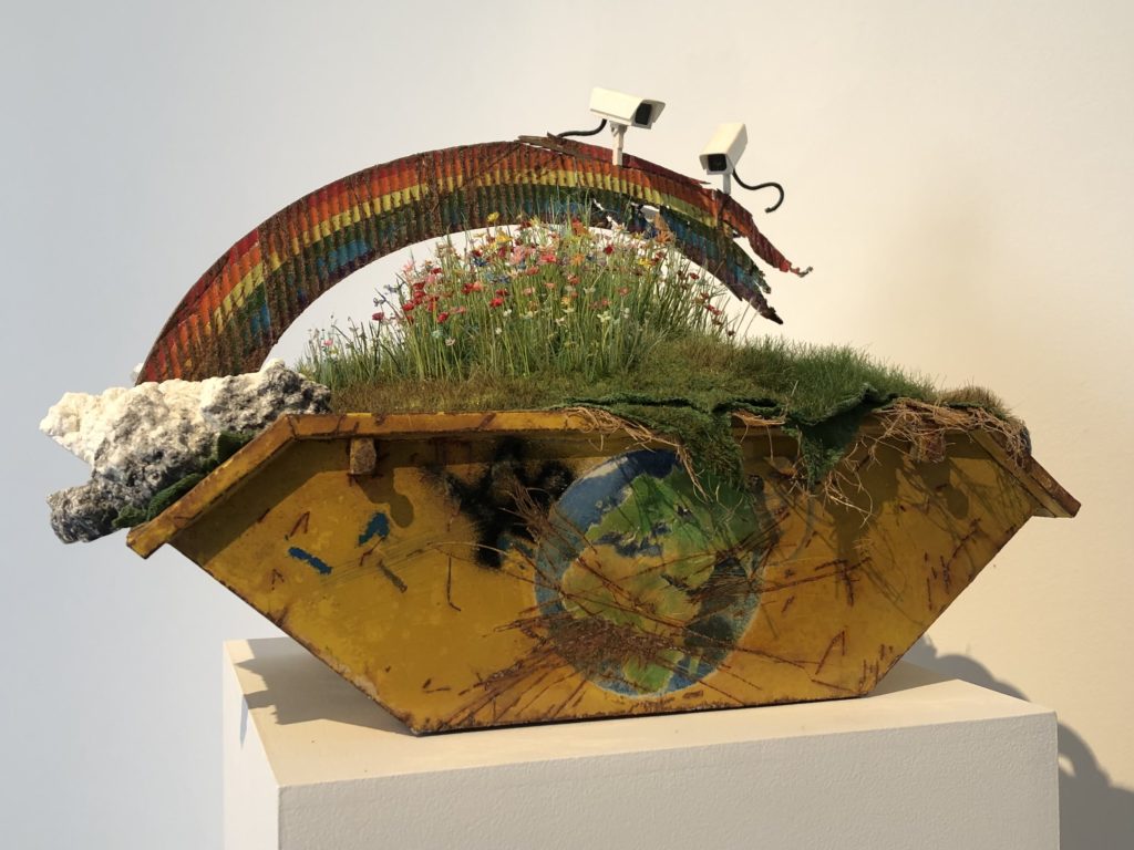 Life Debris and other stories: Jeremy Butler Landskip - Garden of Eden, mixed materials, 24cm (H) x 35cm (L) x 19cm (W), 2023.