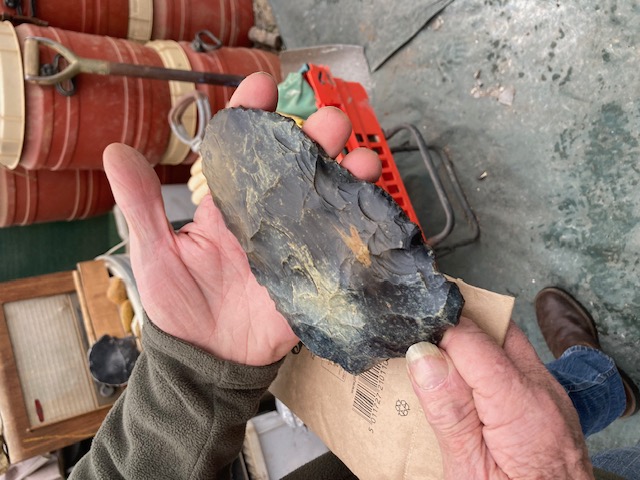 John Lord flintknapping