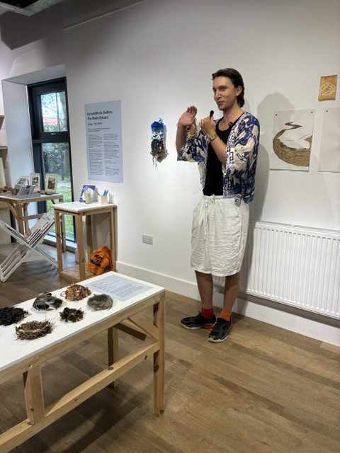 Michal speaking at Sleaford