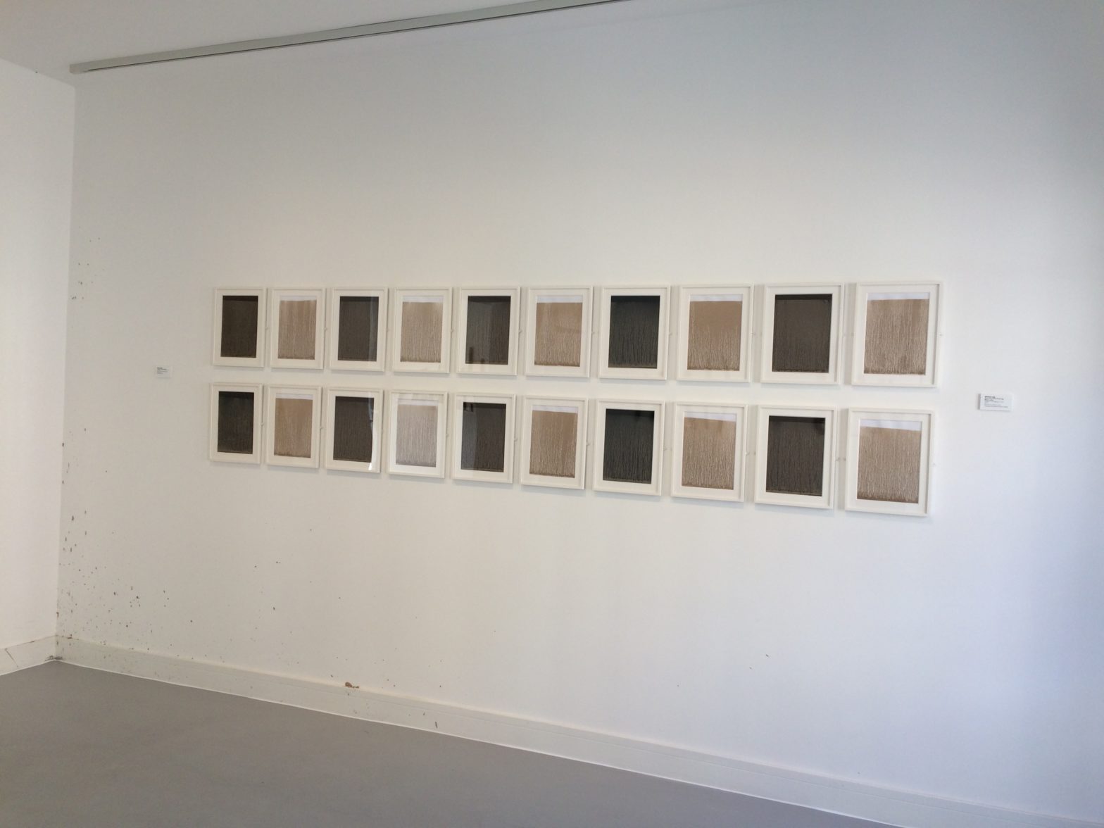 Richard Long, River Avon Drawings 2014